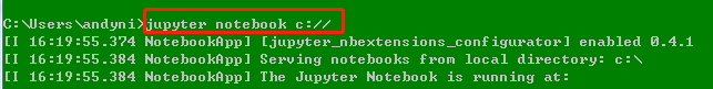 jupyter dir